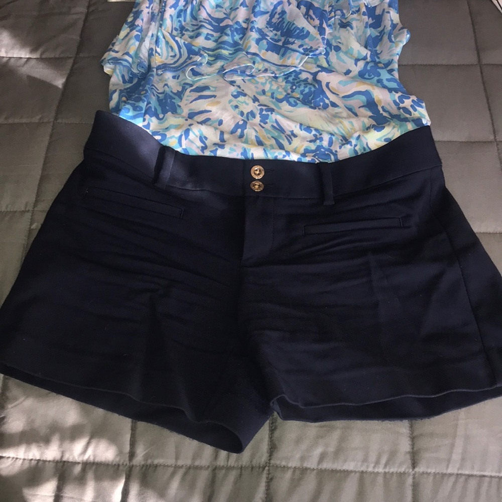 Lilly Pulitzer Navy Shorts